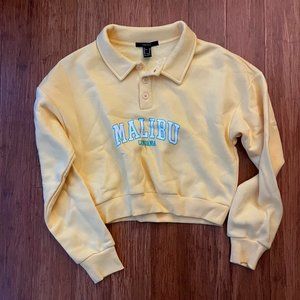 Malibu Barbie Cropped Crew